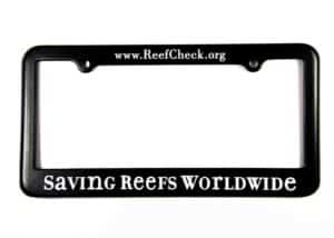 Reef Check License Plate Frame