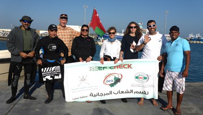 Reef Check Oman team