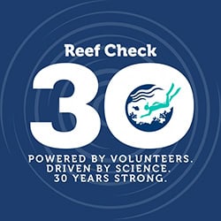 Reef Check celebrates 30 years! Powered by volunteers. Driven by science. 30 years strong.