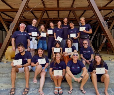 Survey team for the 12th annual expedition to Bangka Island, North Sulawesi, Indonesia